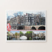 Groeten uit Nederland - Amsterdam Jigzaag Puzzle Legpuzzel (Horizontaal)