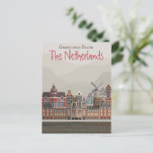 Groeten uit Nederland Briefkaart (Staand voorkant)
