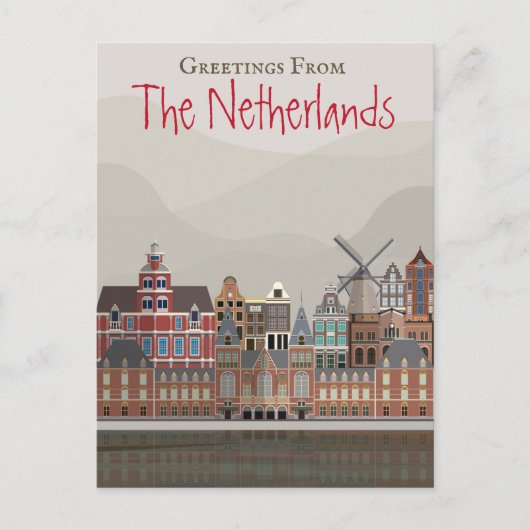 Groeten uit Nederland Briefkaart (Voorkant)