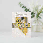 Groeten uit Nevada Briefkaart (Staand voorkant)