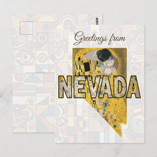 Groeten uit Nevada Briefkaart (Voorkant / Achterkant)