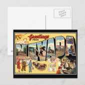 Groeten uit Nevada  Briefkaart (Voorkant / Achterkant)