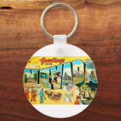 Groeten uit Nevada Sleutelhanger (Voorkant)