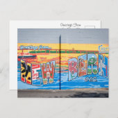 Groeten uit New Bern, North Carolina Briefkaart (Voorkant / Achterkant)