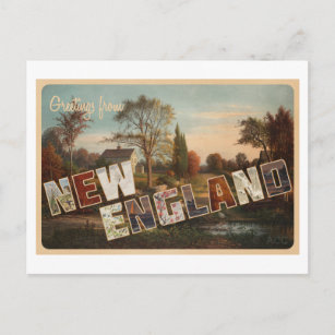 Groeten uit New England Briefkaart