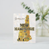 Groeten uit New Hampshire Briefkaart (Staand voorkant)