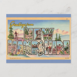 Groeten uit New Hampshire Briefkaart