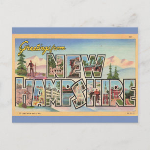 Groeten uit New Hampshire Briefkaart