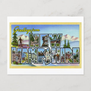 groeten uit New Hampshire Briefkaart