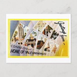  groeten uit New Haven, Connecticut, Briefkaart