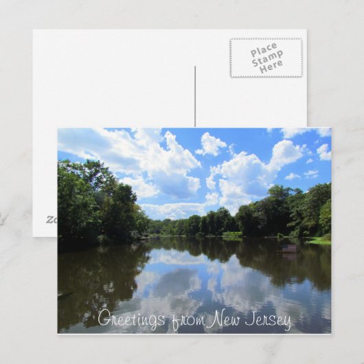 Groeten uit New Jersey 2 Briefkaart (Voorkant / Achterkant)