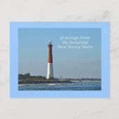 Groeten uit New Jersey - Barnegat Light Briefkaart (Voorkant)