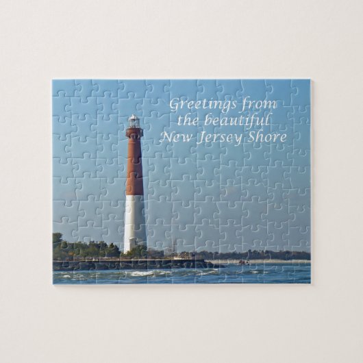 Groeten uit New Jersey - Barnegat Light Legpuzzel (Horizontaal)