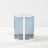 Groeten uit New Jersey - Barnegat Light Matglas Koffiemok (Center)