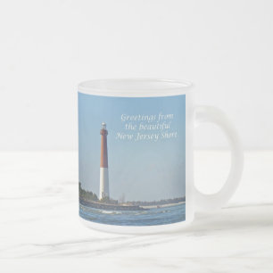 Groeten uit New Jersey - Barnegat Light Matglas Koffiemok