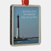 Groeten uit New Jersey - Barnegat Light Metalen Ornament (Rechts)
