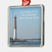 Groeten uit New Jersey - Barnegat Light Metalen Ornament (Links)