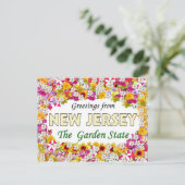 Groeten uit New Jersey Briefkaart (Staand voorkant)