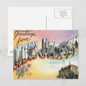 Groeten uit New Jersey Briefkaart (Voorkant / Achterkant)