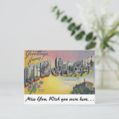 Groeten uit New Jersey Briefkaart (Staand voorkant)
