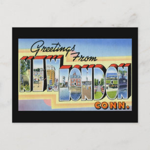 Groeten uit New London Connecticut Briefkaart
