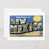 Groeten uit New Mexico! Briefkaart (Voorkant / Achterkant)
