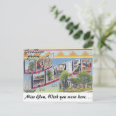 Groeten uit New Mexico Briefkaart (Staand voorkant)