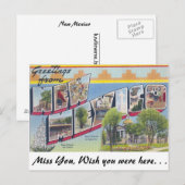 Groeten uit New Mexico Briefkaart (Voorkant / Achterkant)