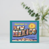 Groeten uit New Mexico Briefkaart (Staand voorkant)