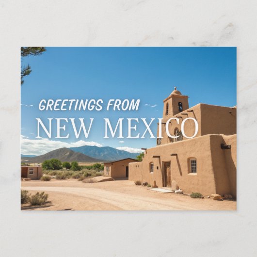 Groeten uit New Mexico Briefkaart (Voorkant)