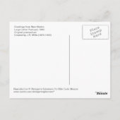 Groeten uit New Mexico Briefkaart (Achterkant)