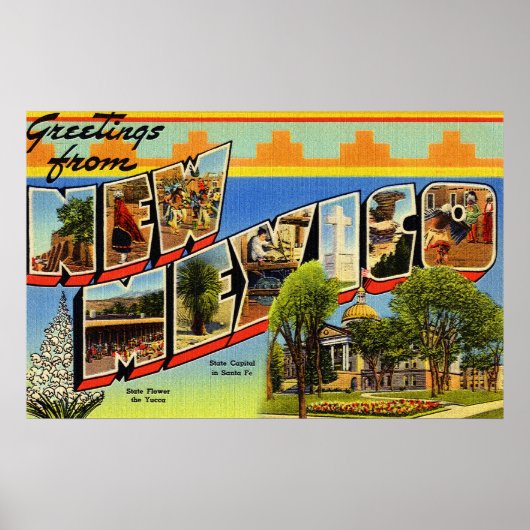 Groeten uit New Mexico Poster (Voorkant)