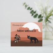 Groeten uit New Mexico State  Briefkaart (Staand voorkant)