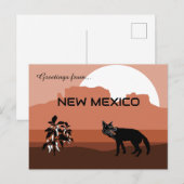 Groeten uit New Mexico State  Briefkaart (Voorkant / Achterkant)