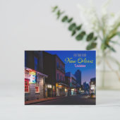 Groeten uit New Orleans Louisiana Briefkaart (Staand voorkant)