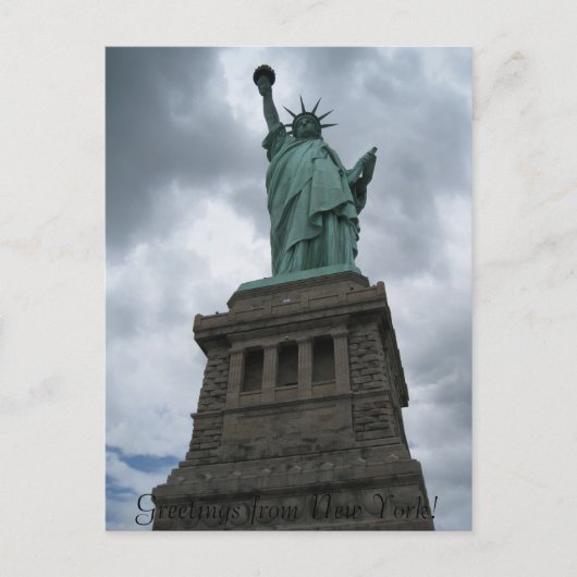 Groeten uit New York. Briefkaart (Voorkant)