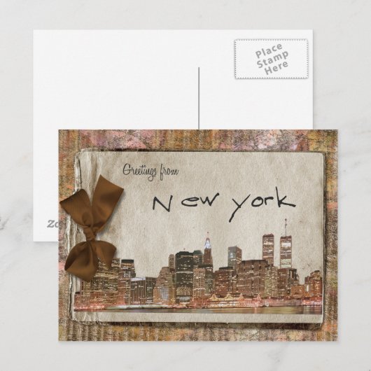Groeten uit New York Briefkaart (Voorkant / Achterkant)