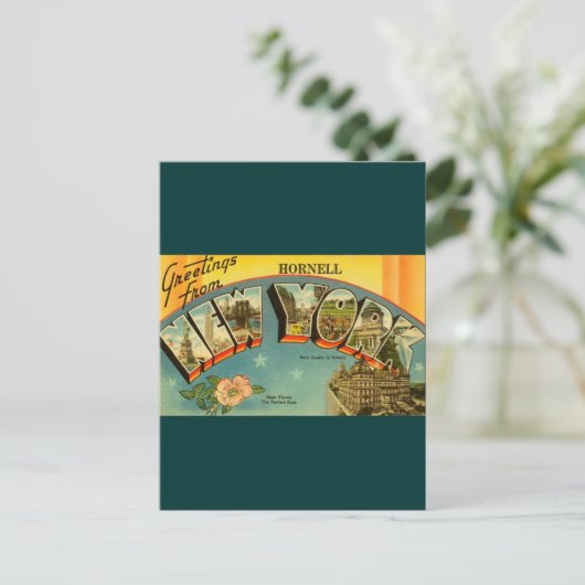  groeten uit New York Briefkaart (Staand voorkant)