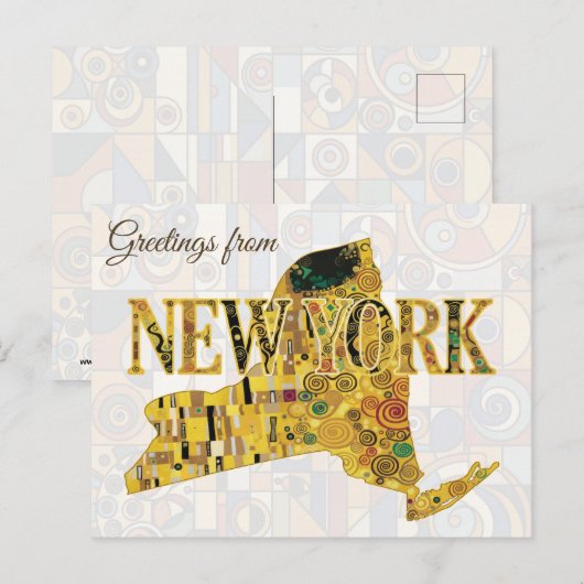 Groeten uit New York Briefkaart (Voorkant / Achterkant)