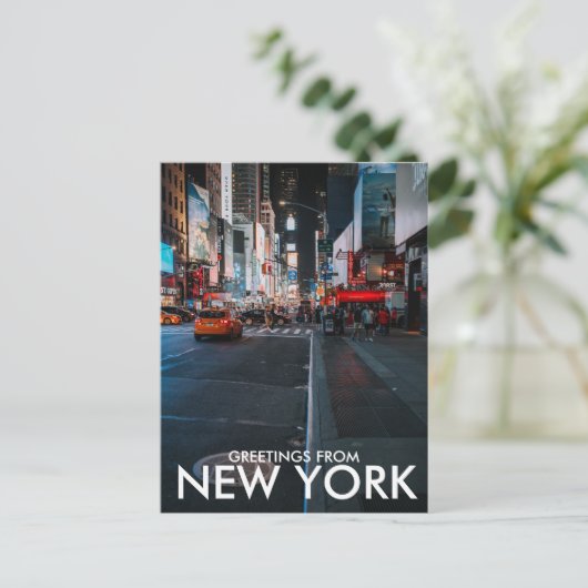 Groeten uit New York Briefkaart (Staand voorkant)