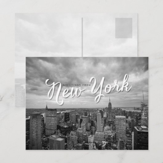 groeten uit new york briefkaart (Voorkant / Achterkant)