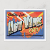 Groeten uit New York City Amerika Briefkaart (Voorkant)
