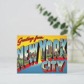 Groeten uit New York City Briefkaart (Staand voorkant)