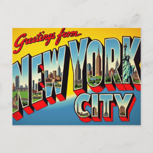 Groeten uit New York City Briefkaart