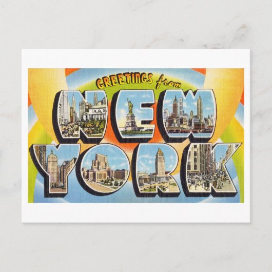  groeten uit New York City Briefkaart (Voorkant)