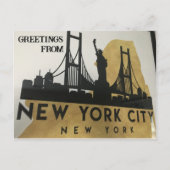 Groeten uit New York City Briefkaart (Voorkant)