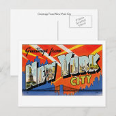 Groeten uit New York City Briefkaart (Voorkant / Achterkant)