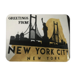 Groeten uit New York City Magneet