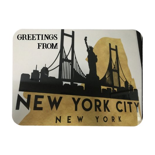 Groeten uit New York City Magneet (Horizontaal)