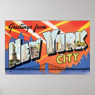 Groeten uit New York City,  Poster